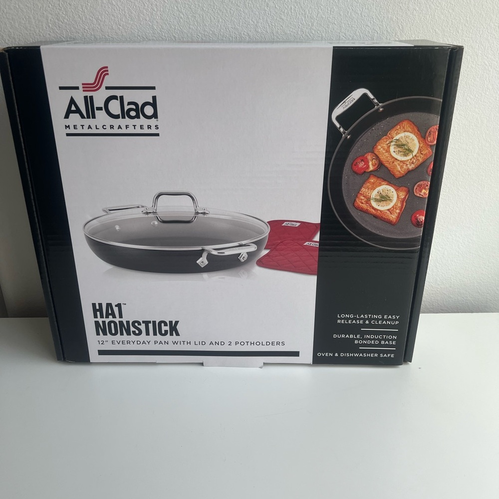 All-Clad HA1 12" Nonstick Everyday Pan (Just pan no potholders)